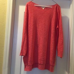 Eileen Fisher coral sweater